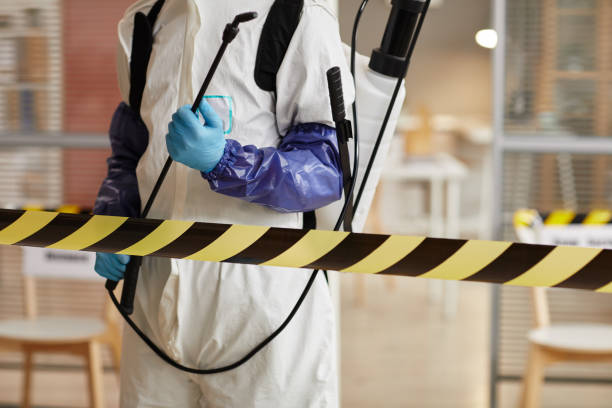 Professional Biohazard Cleanup technician working in Silver Creek, NY